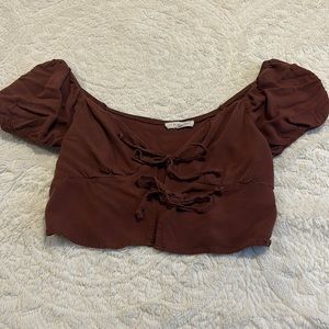 Cropped Brown Top